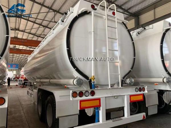 Single Point Suspension Axle 40000 Liter Fuel Oil Tank Trailer For Mauritania