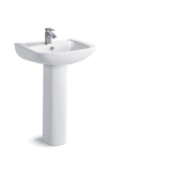 Sink- artificial stone bathroom pedestal basins 520*440*810mm Size