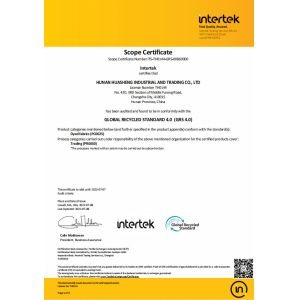 Hunan Huasheng Industrial & Trading Co., Ltd. Certifications