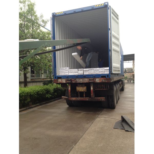 Grão de madeira à prova de fogo painel de parede impresso de WPC para a decoração 198 * 16mm