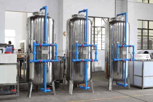                  Sistema De Filtracion De Agua FRP Filtro De Agua De Arena Filtro De Carbon Activo De Acero Al Carbono Filtro De Arena De Cuarzo             