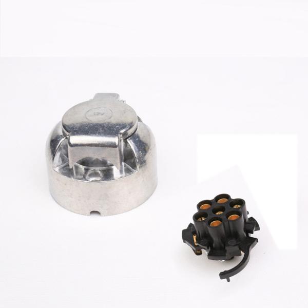 OEM Trailer Socket European Type 12v N Type 7 Pole with Fog Light Cut Switch Aluminum Connector