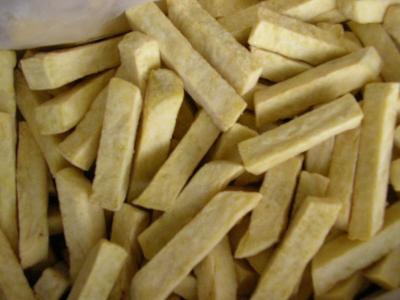 Frozen Fried Sweet Potato, peeled, stick cut,  Vatiety of 'shengli 100'