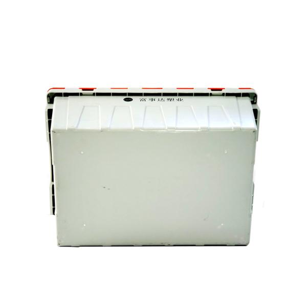 Rectangular Plastic Moving Box Containers with Lid Customized Color Silk Printing Logo