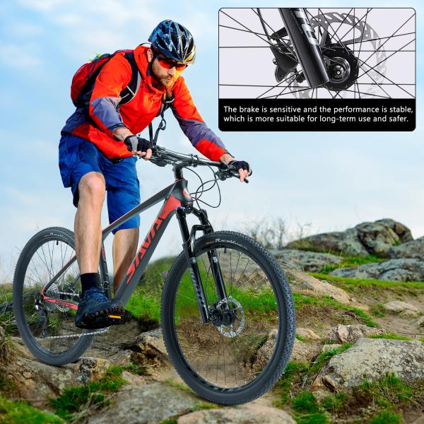 Certificado interno do CE do cabo DEORE M6100 12S da bicicleta vermelha preta do carbono MTB