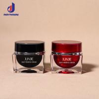 Matériau du collier Matériau du capuchon acrylique Plastique 30g 50g Crème pot pour récipient de stockage de cosmétiques