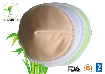 Organic Cotton Bamboo Nursing Pads With Contoured Shape Ultra Thin And Soft
