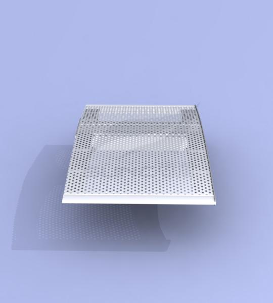Aeroscreen Aluminum Louvered Skylights , Skylight Louvres Building Sun Shade