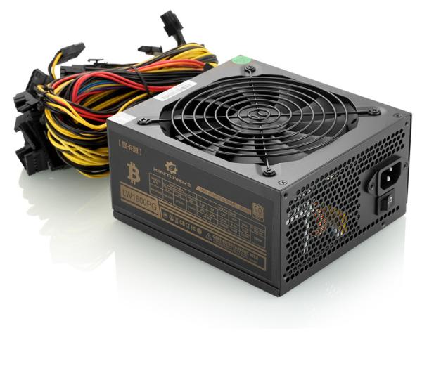 ATX 1600W computer power supply high quality Multi-channel PSU 6GPU Machine