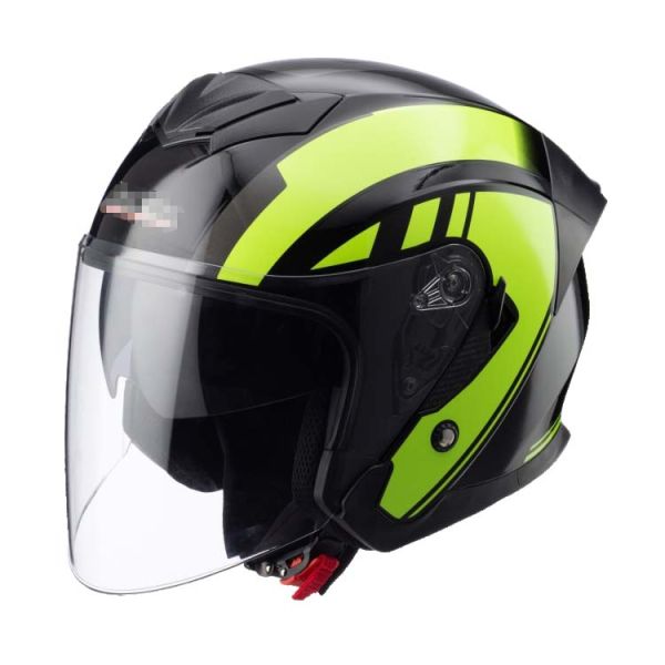 Customized DOT Approved Open Face Motorcycle Helmet with Materials and Custom Design