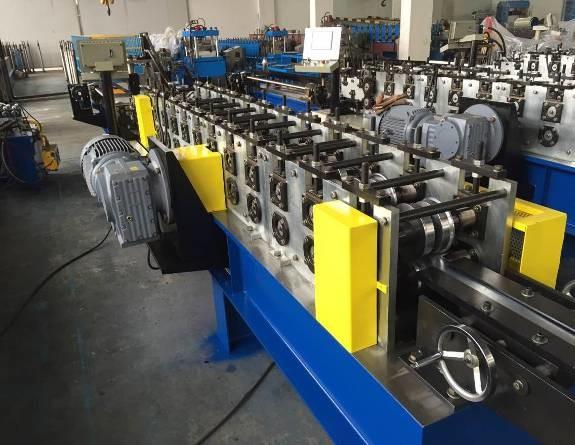 Automatic Steel Drywall Stud Roll Forming Machine High Speed Drip Edge Roll Former