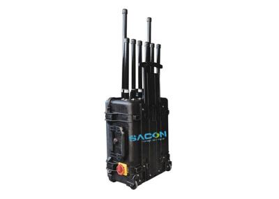 8 canais Drone Signal Scrambler 200 W para prisões / salas de interrogatório