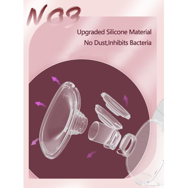 Pompes électriques de succion 2 modes 9 niveaux Pompes portables d'allaitement