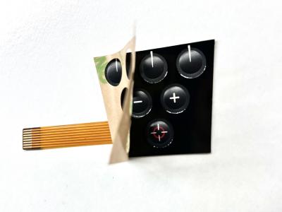 Controlador de comunicação remoto Switch de membrana flexível personalizável com adesivo 3M
