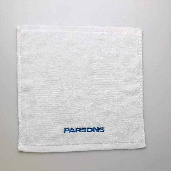 small face towel with embroidery logo 100% cotton hand towels