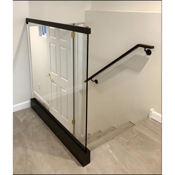 Barandilla de vidrio para balcón galvanizado moderno con certificación ISO para interiores y exteriores