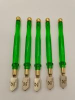 PBLOG couteau en verre diamanté couleur verte outils de matériel outils de coupe en verre