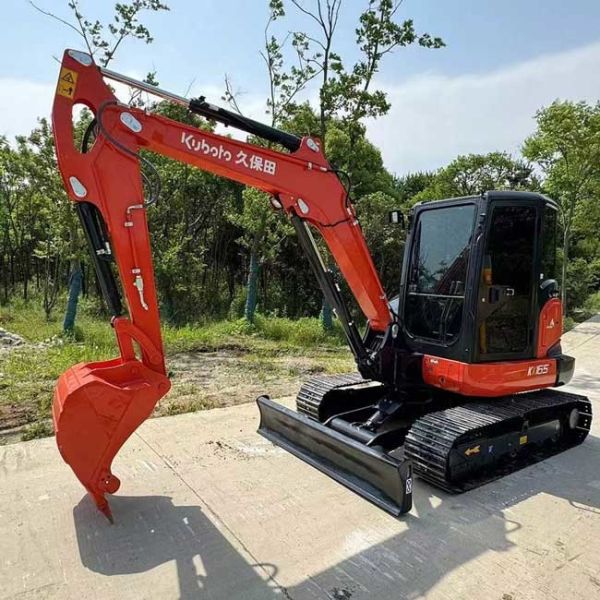 Original Compact 0.24m3 Bucket Capacity Compact Used Excavator Kubota KX165-5 Crawler Excavator 0.55tons