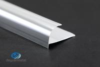 Les coins ronds quarts décoratifs de mur de bord d'IQNET d'équilibre en aluminium de tuile forment la couleur argentée lumineuse