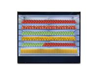 Branchez dans le réfrigérateur ouvert vertical de Multideck pour le fruit 4 couches d'étagère