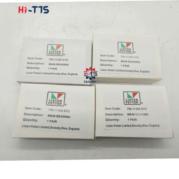 Cojinete principal 750-11250 para Lister Petter LPW LPW3 LPW4 Piezas de motor diésel Piezas de maquinaria de construcción