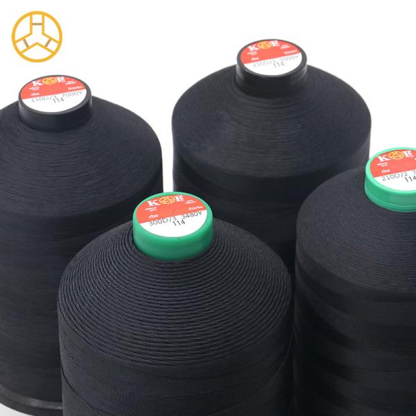100% Polyester Black 210D/3 Nylon Thread for Quilting and Mattress Super 450g