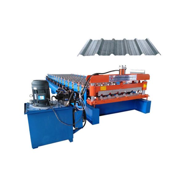 Hot Selling Waterproof Building Material Metal Roof Sheet Metal Roll Forming Machines