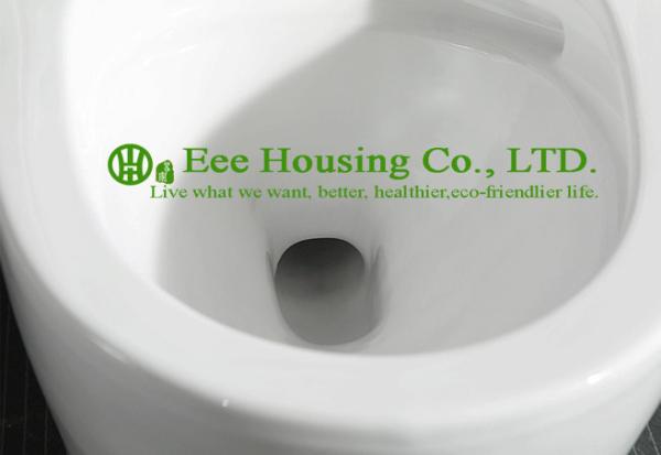 Wc Toilet With Dual Flush Ceramic One Piece , Siphon Flushing Elongated Wall Mount Toilet Bowl