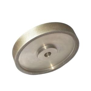 Electroplating Wood Grinding Wheel Metal Grit Silver Customized