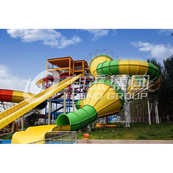 Classical Tantrum Valley Water Park Rides For 480 Riders Per Hour Green / for Giant Water Park