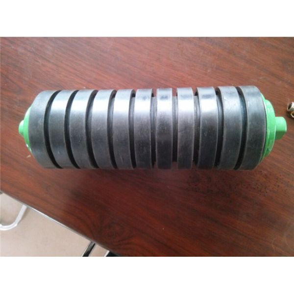 Industrial Black Rubber 89mm Belt Conveyor Rollers