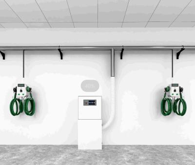 5000W 7500W Workshop Dust Extraction System , Central Dust Collector
