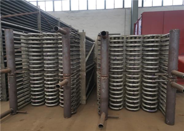 3.2mm Thickness  Exhaust Gas H Finned Tube Boiler Economizer