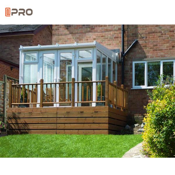 Construção da sala 105 de Florida do vidro do pátio da casa pré-fabricada para o Sunroom do