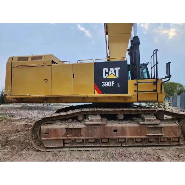 Used CAT 390FL Excavator Quarry Spec Ready For Deep Excavation 90-Ton Class 85% Undercarriage Includes Bucket