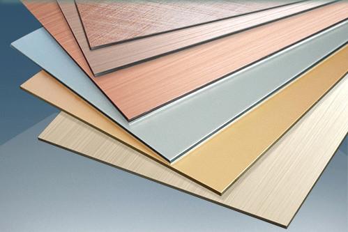 Blue Color Brushed Aluminum Composite Panel For Shop Decoration