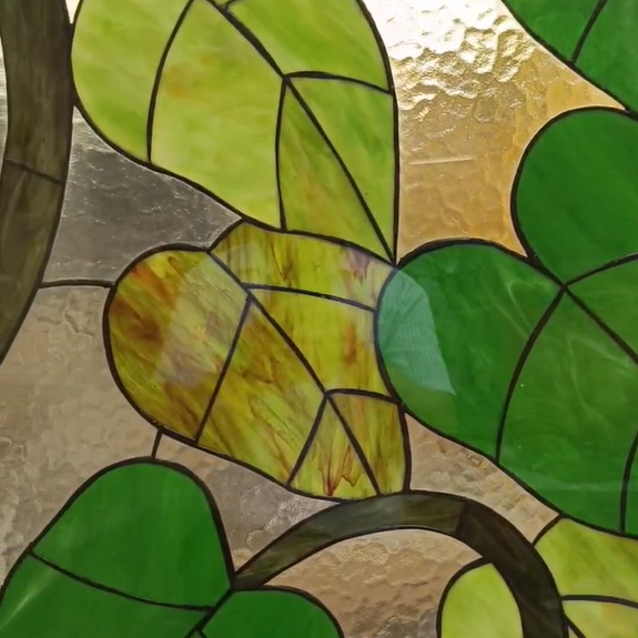 Custom Design Stained Glass Colored Art Decoration Glass Insulated Glass Ceiling