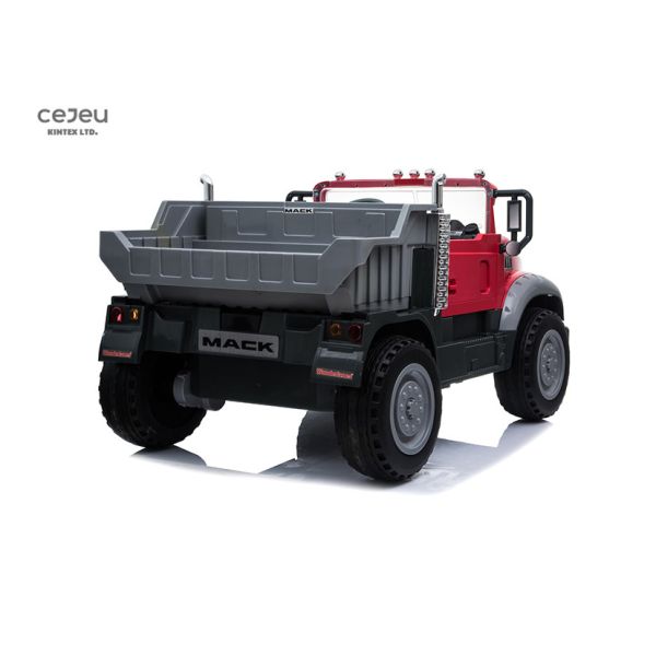 Licensed 12v Ride On Dump Truck 2 Seater 8km/Hr Power Display