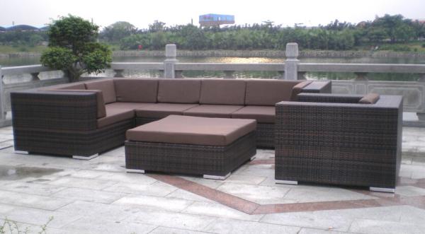 outdoor furniture rattan modular sofa-11007