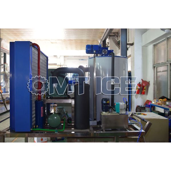 3P Fresh Water 5ton Ice Flake Maker Machine 2.2mm Thickness Snow Flake Ice Maker