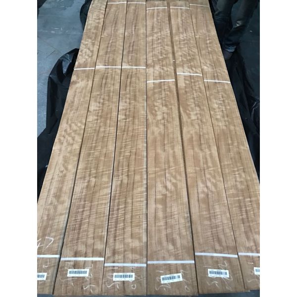 Quarter Figured Teak Decorative Natural Veneers Burma Teak Veneer Quarter Figure for Furniture Doors & Veneered Panel