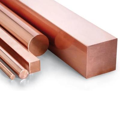 T1 T2 C10200 C10500 Copper Round Bar Copper Rod 3mm ASTM Square