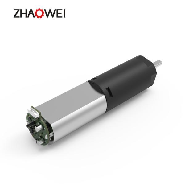 Low Noise Micro Planetary Gearbox 864rpm 12V Stepper Brushed DC Motor