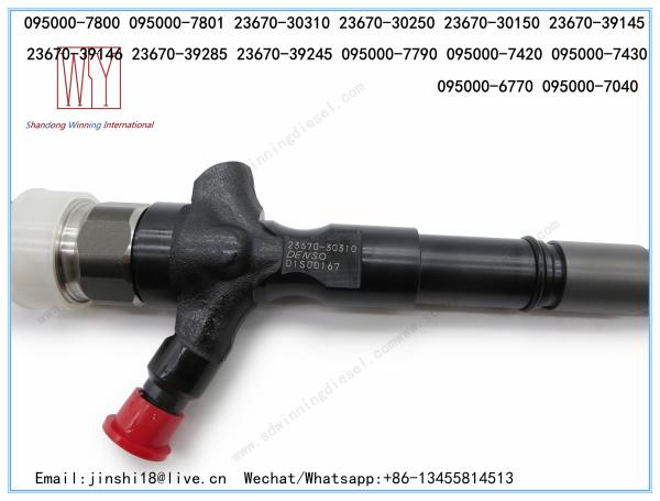 DENSO GENUINE AND BRAND NEW DIESEL FUEL INJECTOR 095000-7800, 095000-7801, 23670-30310, 23670-30250, 23670-30150, 23670-