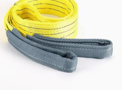 High Quality 3 Ton Yellow Polyester Flat Webbing Sling for Industrial Lifting – OEM & Bulk Supply