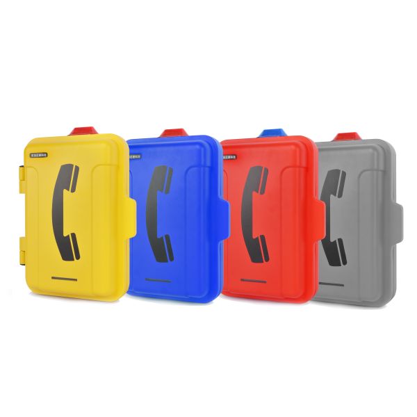 Телефон глоточка алюминиевого сплава телефона VoIP автоматической шкалы промышленный изрезанный с предупреждая лампой