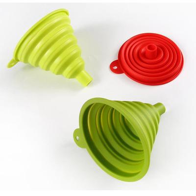 FDA aprovou Mini Silicone Collapsible Funnel para transferência líquida do óleo
