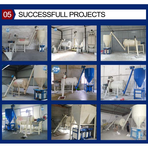 Dry Mix Powder Mortar Mixing Plant Wall Putty Sand Cement Gypsum Mixer Ceramic Tile Adhesive Glue Making Machine