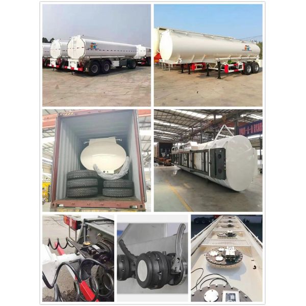 Triaxles Tanker Truck Trailer