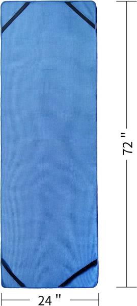 Custom Grip Non Slip Eco Yoga Mat Towel Yoga Microfiber Soft Pilates Sweat Absorbent Quick Dry Hot Microfiber Yoga Towel